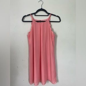 IZ BYER peach pink dress